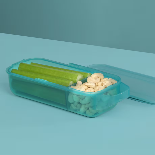 SISTEMA® 445ml Slide 'n' Snack™ - Teal Stone