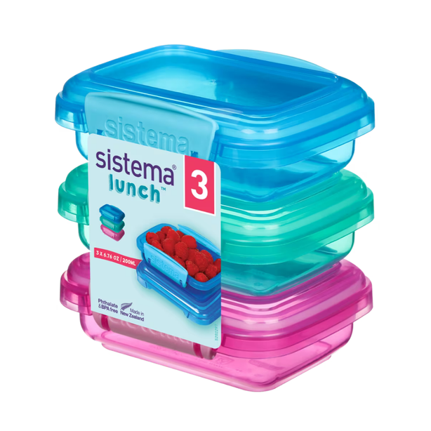 SISTEMA® 200ml 3 Pack