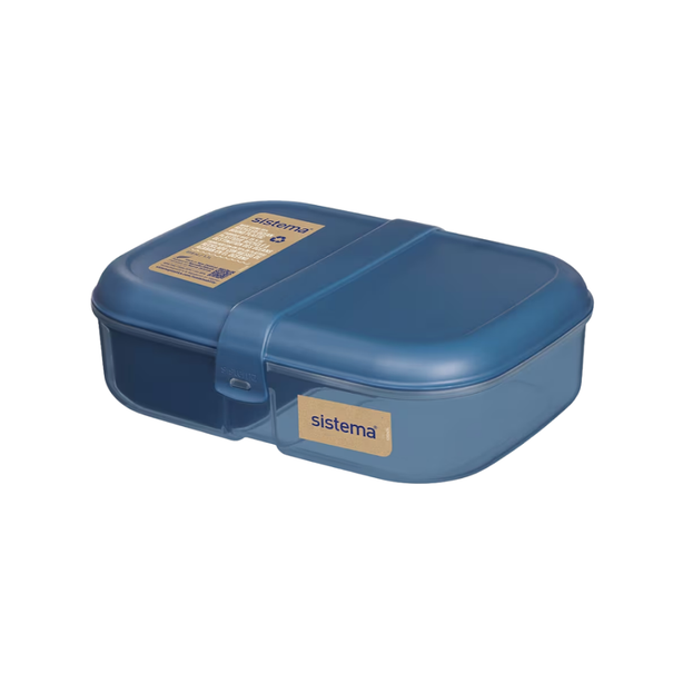 SISTEMA® 1.1L Ribbon™ Lunch with Mini Bite™ - Mountain Blue