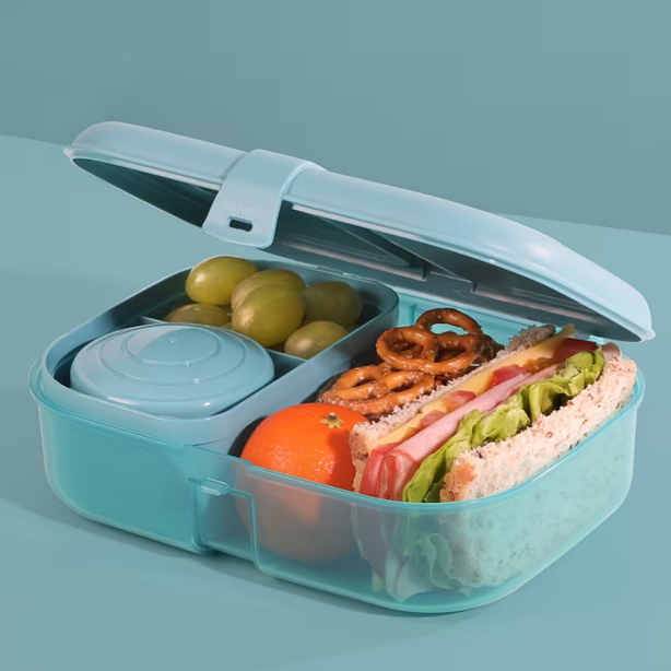 SISTEMA® 1.1L Ribbon™ Lunch with Mini Bite™ - Teal Stone