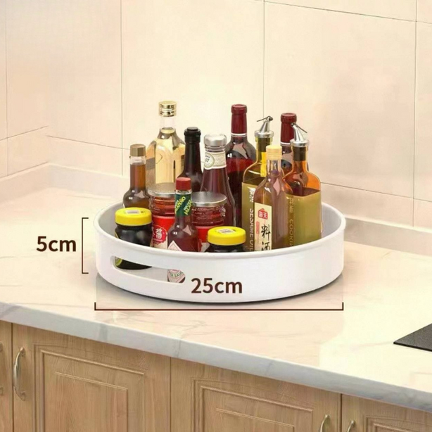 Lazy susan tray organizer
