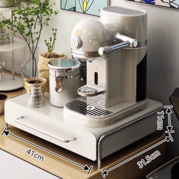 Coffee Machine Organizer Stand