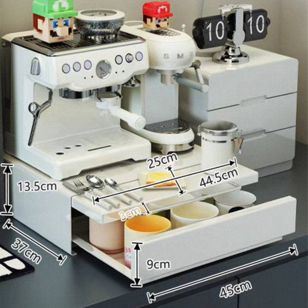 Coffee Machine Organizer Stand