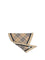 Burberry Check silk Scarf with Knight Stamp - Sand