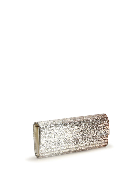 Jimmy Choo Sweetie Clutch - Rose Gold/Gold/Silver