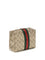 Gucci Medium Beauty Case with Web stripe - Vin.San.Br/Dk.Br/Vrv