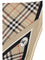 Burberry Check silk Scarf with Knight Stamp - Sand