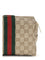 Gucci Medium Beauty Case with Web stripe - Vin.San.Br/Dk.Br/Vrv