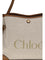Chloé Clover Tote Bag in canvas - Clay Brown