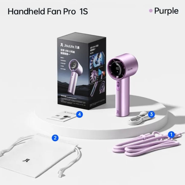 JISULIFE Handheld Fan Pro1S-Purple 2026