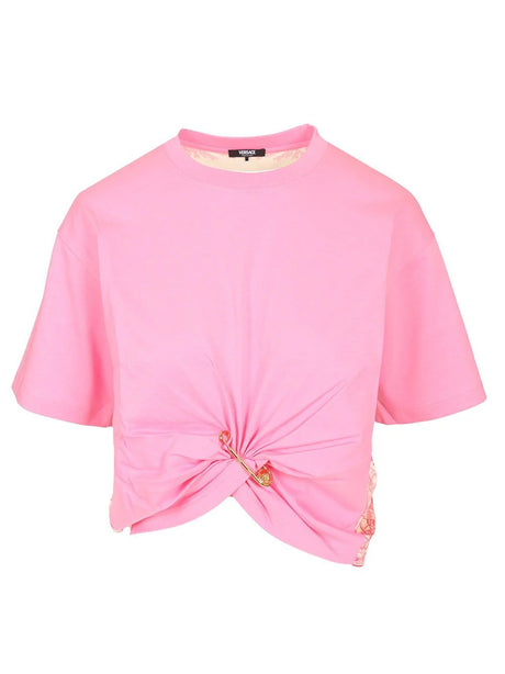 Versace Cotton Jersey T-Shirt - Rose