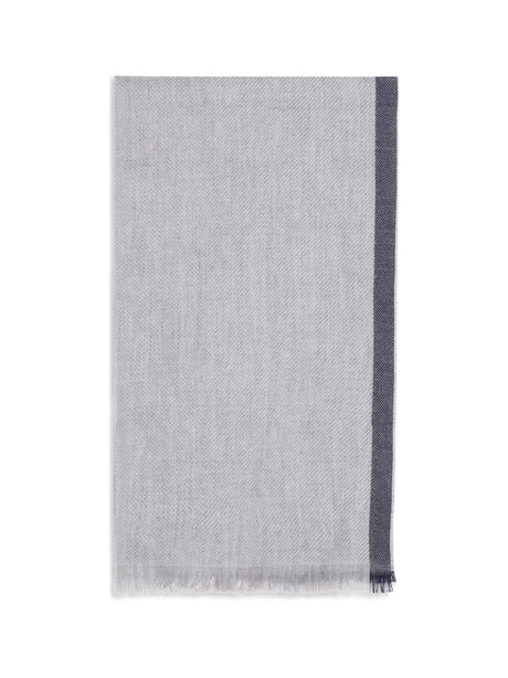 Brunello Cucinelli Cashmere Scarf - Pearl Grey