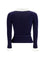 Self-Portrait Ribbed Cardigan - Navy