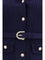 Self-Portrait Ribbed Cardigan - Navy