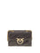 Pinko Love Mini Puff Shoulder Bag - Brown Marasca-Antique Gold