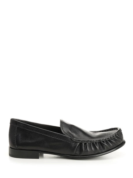 Miu Miu Buffalo Loafers - Black