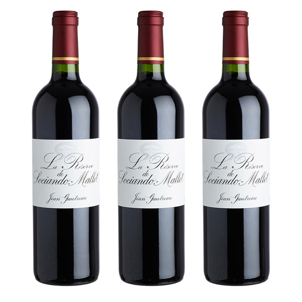 [BUNDLE OF 3] RESERVE DE SOCIANDO MALLET 2018 750ML