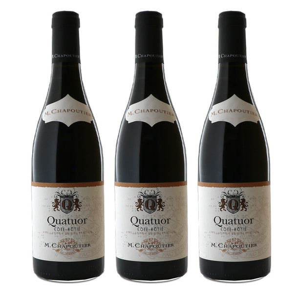 [BUNDLE OF 3] M. CHAPOUTIER COTE ROTIE QUATUOR 2021 750ML