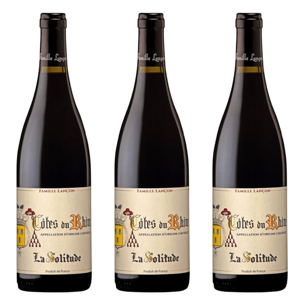 [BUNDLE OF 3] DOMAINE DE LA SOLITUDE COTE DU RHONE ROUGE 2024