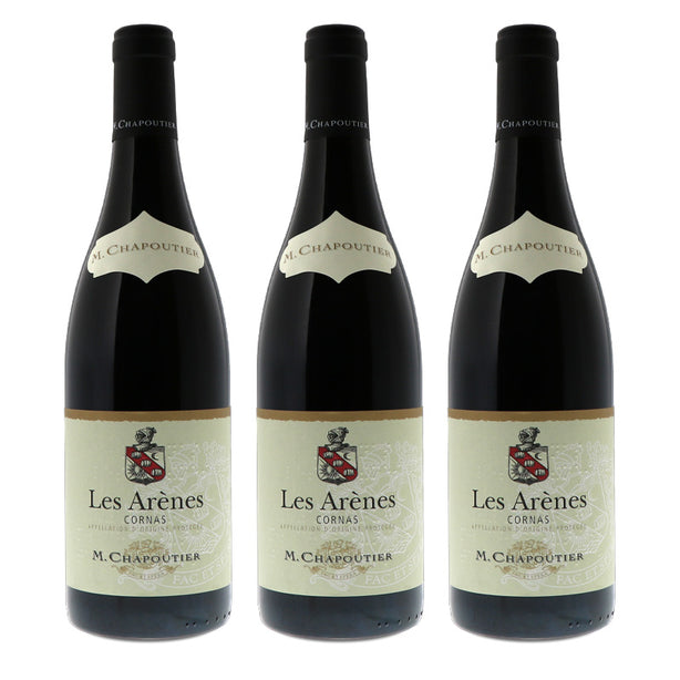 [BUNDLE OF 3] M. CHAPOUTIER CORNAS LES ARENES 2022 750ML