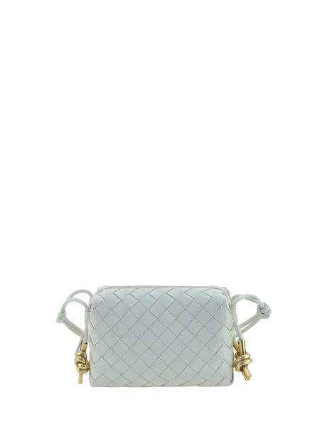 Bottega Veneta Loop leather Shoulder Bag - Bone-M Brass