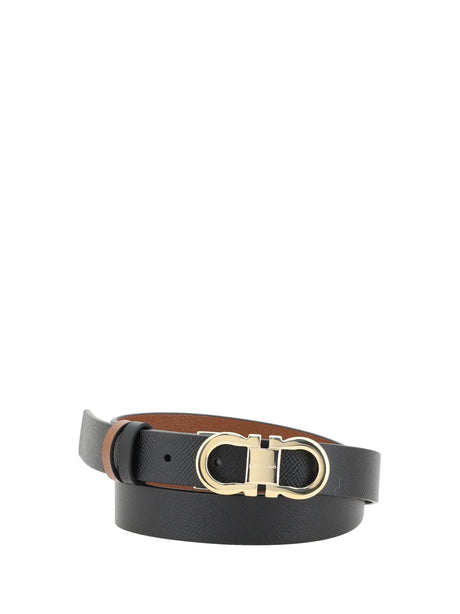 Ferragamo Gancini reversible Belt - Black