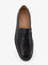 Tod'S Leather loafers with metal logo - Nero