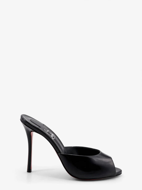 Christian Louboutin Me Dolly Patent Leather Sandals - Black
