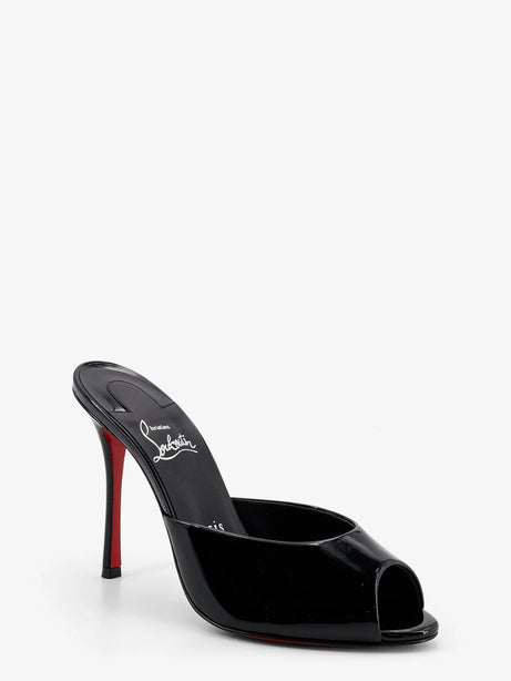 Christian Louboutin Me Dolly Patent Leather Sandals - Black