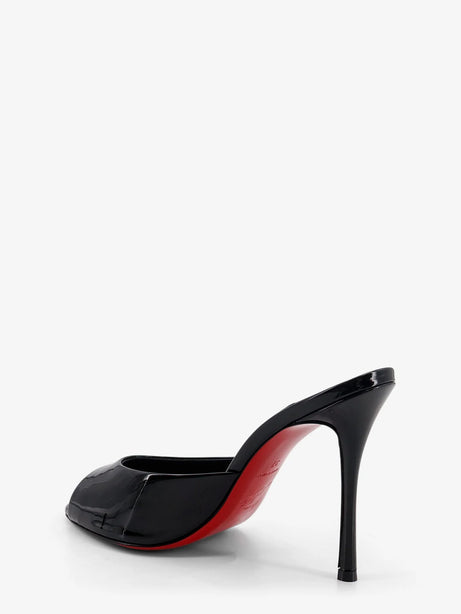 Christian Louboutin Me Dolly Patent Leather Sandals - Black