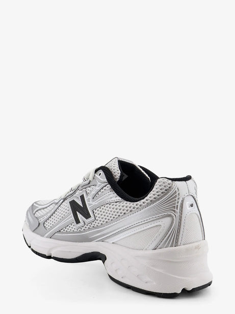 New Balance 740 mesh sneakers with iconic contrasting side logo - White