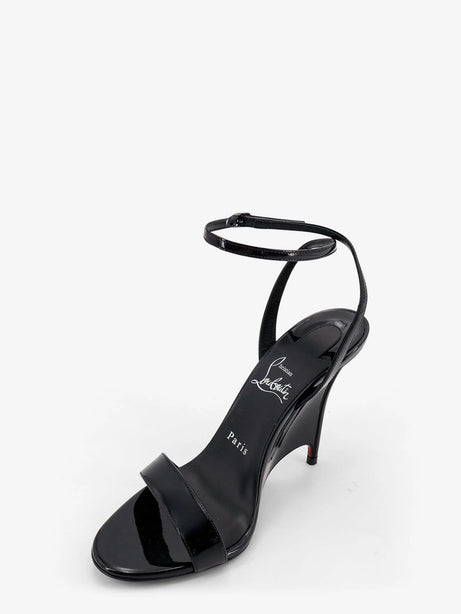 Christian Louboutin Zeezeenella Leather Sandals - Black