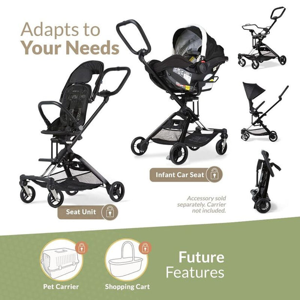 Unilove 2-in-1 On The Go Stroller with Rain Cover