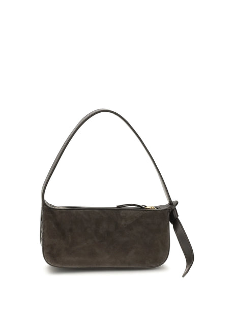 Bottega Veneta Nodo Shoulder Bag - Espresso-Gold