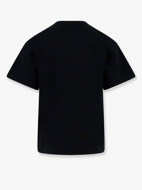 Celine Cotton t-shirt with iconic embroidery - Blackyellow