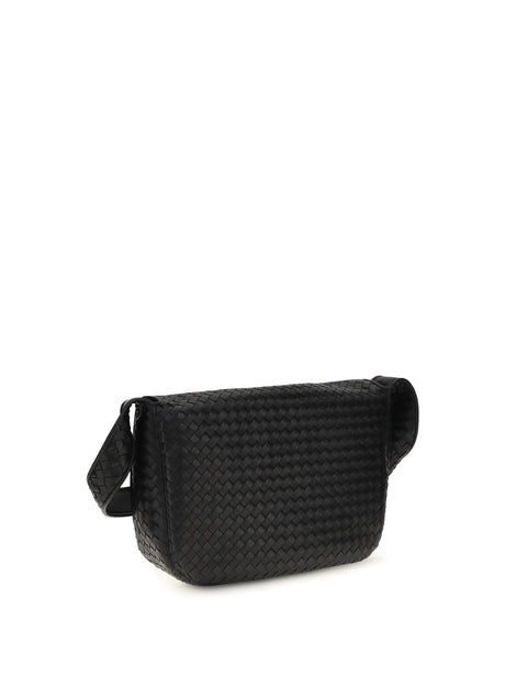 Bottega Veneta Veneto large Shoulder Bag - Black-Silver