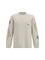 Golden Goose Asymmetric print Sweatshirt - Dark Heritage White
