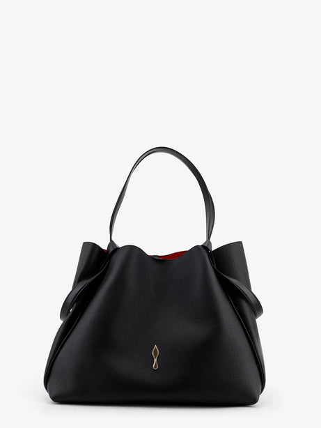 Christian Louboutin Bettina Large Leather Shoulder Bag - Black