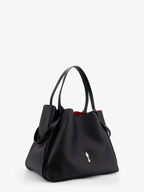 Christian Louboutin Bettina Large Leather Shoulder Bag - Black