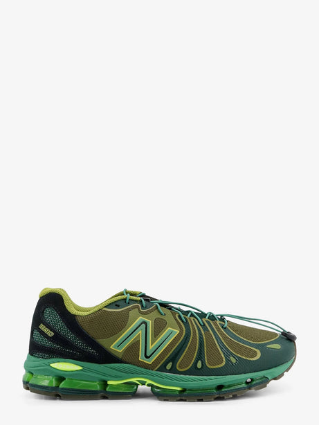 New Balance U18907 mesh sneakers with iconic side logo - Green
