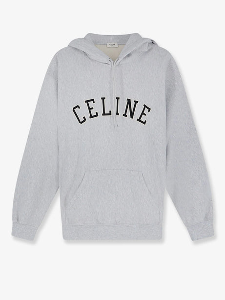 Celine Relaxed cotton sweatshirt - Greyblackoffwhite