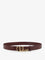 Chloe' Iconic leather belt - Crafty Brown