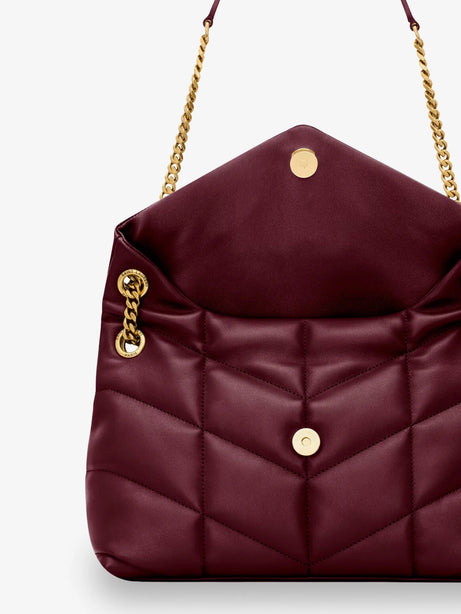 Saint Laurent Loulou Puffer matelassé leather shoulder bag - Lthotwine