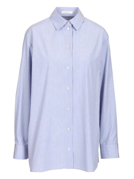 The Row Sisilia Cotton Shirt - Sky Blue