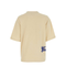 Cream Terry Fabric Oversize T Shirt