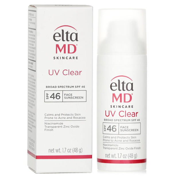 Uv Clear Facial Sunscreen Spf 46 - For Skin Types Prone To Acne, Rosacea & Hyperpigmentation(random Packaging) - 48g/1.7oz