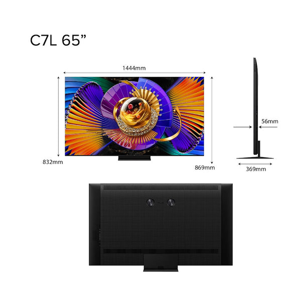 2026 NEW | TCL C7L Premium SQD-Mini LED 4K TV 85inch