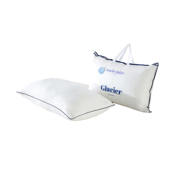 Marie Claire I Glacier Cooling Luxury Microfibre Quilt I Lightweight, Breathable & Ultra-Soft - 3 Sizes & Pillow