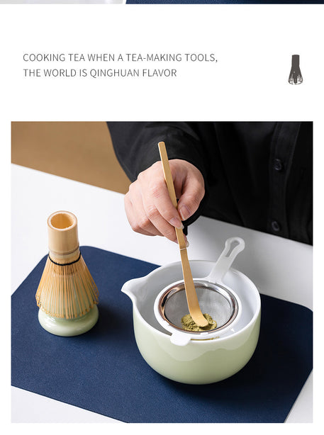 StitchesandTweed Matcha Whisk Set