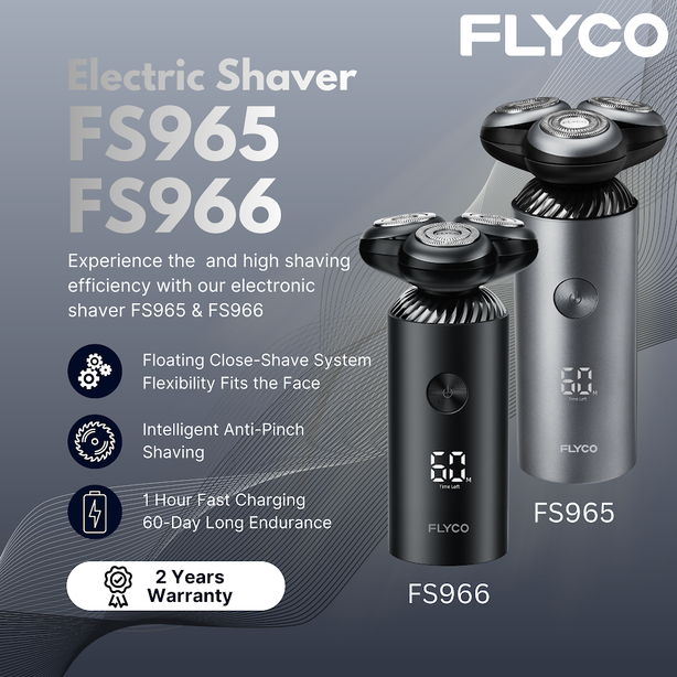 FLYCO Electric Men's Shaver FS965